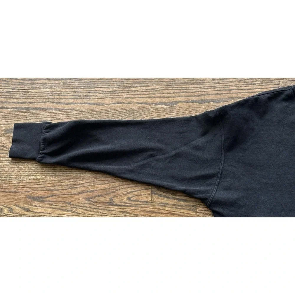 Nike Sportswear Club Womens Black Fleece Crew Crop Sweatshirt XS Pullover